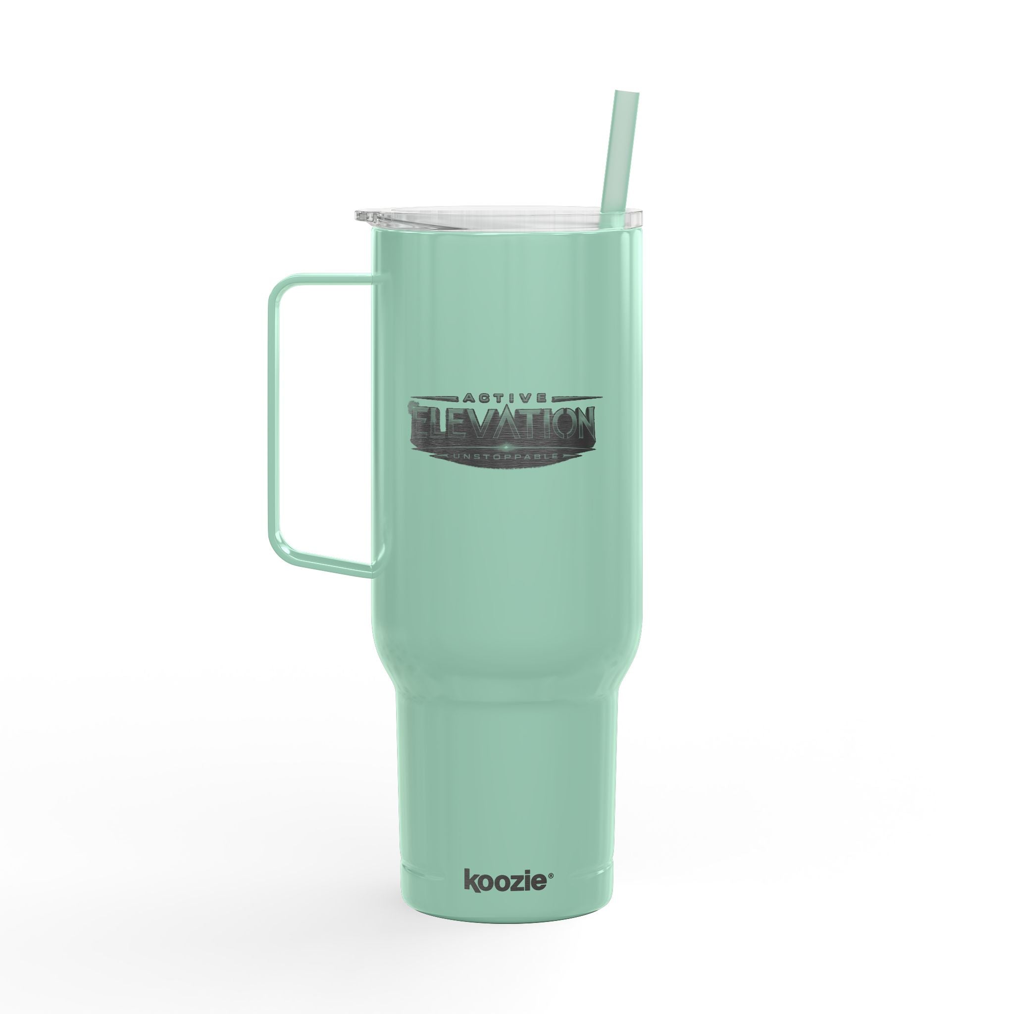 40oz Engraved Insulated Tumbler with Lid & Handle — Heavy-Duty Travel Cup