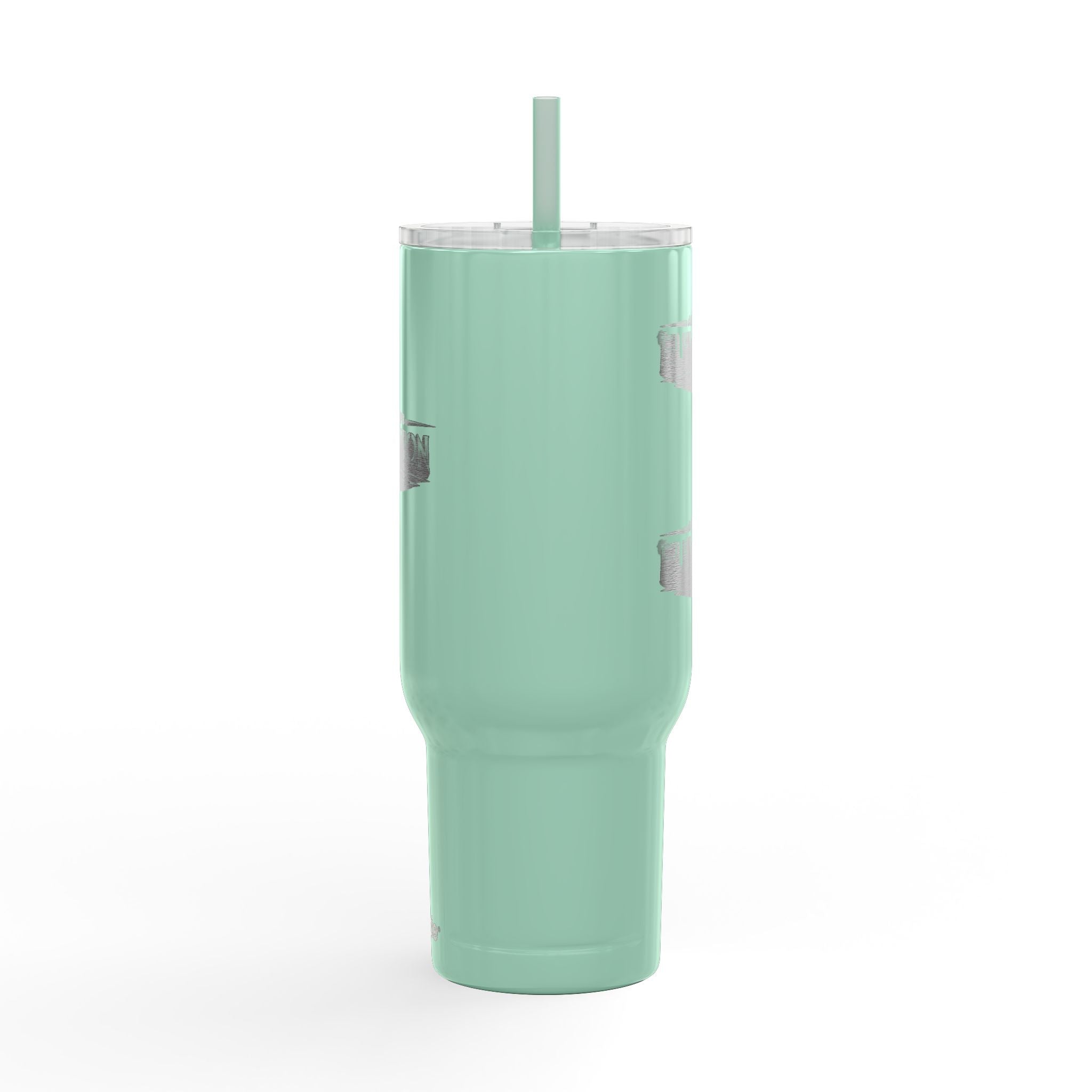 40oz Engraved Insulated Tumbler with Lid & Handle — Heavy-Duty Travel Cup